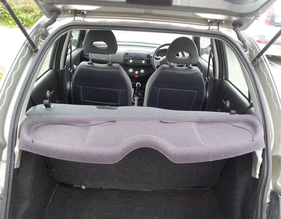 Nissan Micra E parcel-shelf